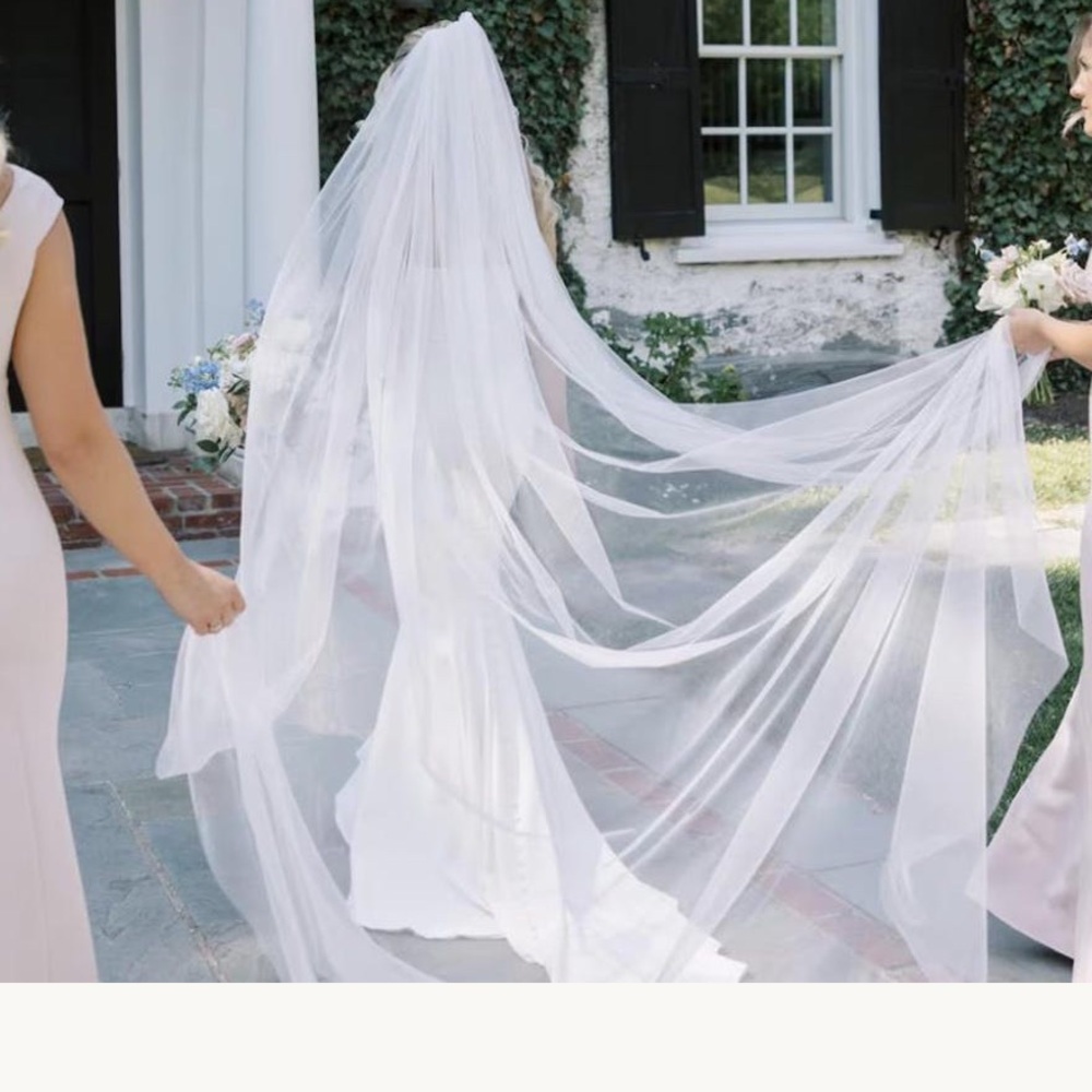 Cathedral length wedding veil